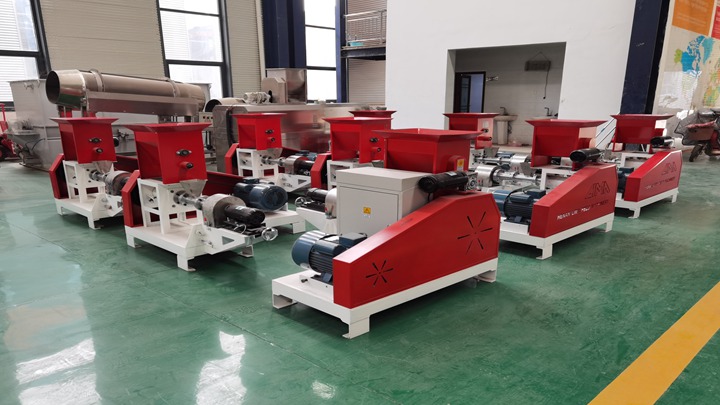 dry type Crappie feed pelletizer machine in South Korea
